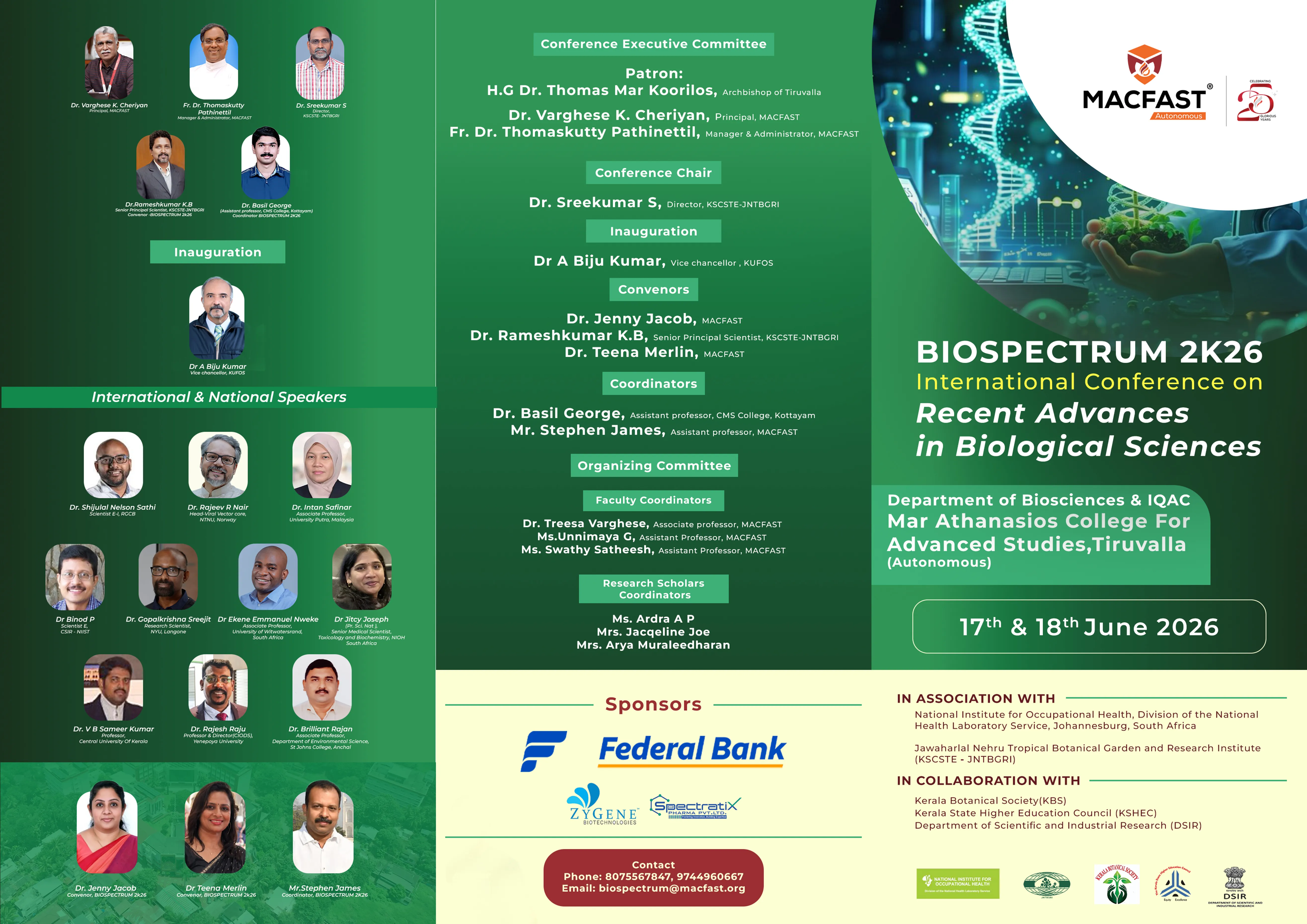 BioSpectrum Brochure Front Page